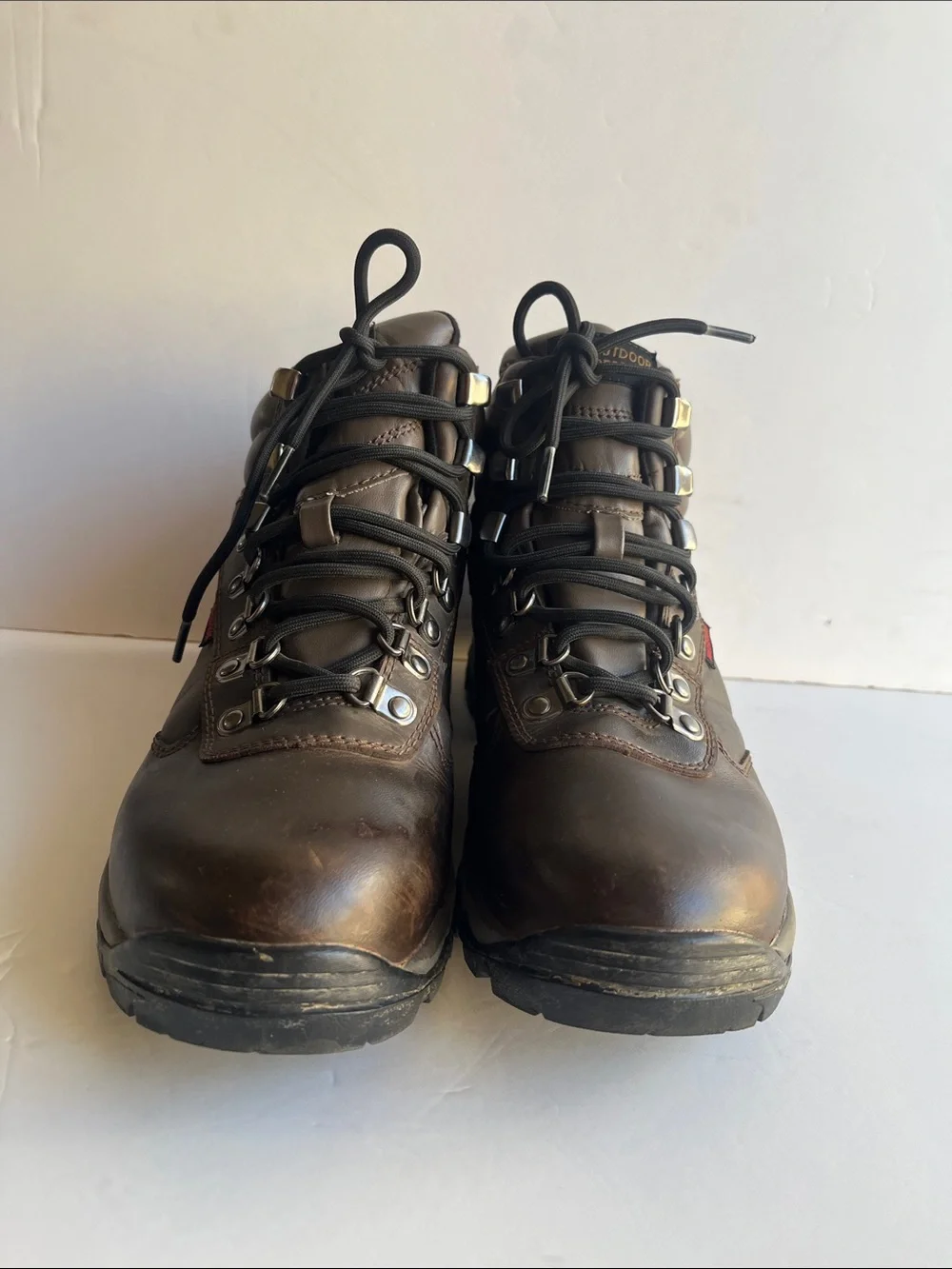 Men's Brown Waterproof Leather Hiking Boots